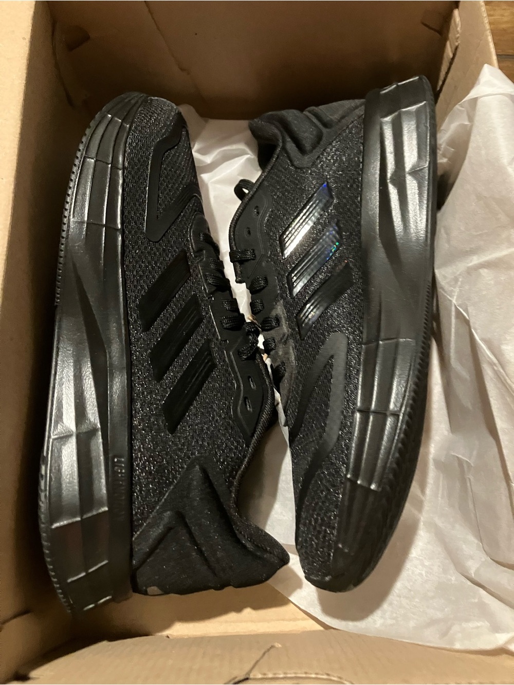 Women’s Black Adidas Duramo Athletic Running Shoes - Sz 7.5